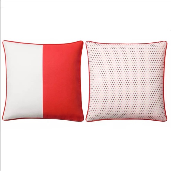 IKEA Bedding Ikea Set Of 2 Reversible Cushion Pillow Covers 2x20